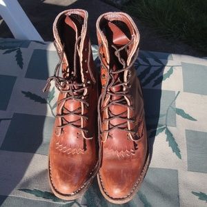 Whites leather Western ankle boots size 4.5 B US